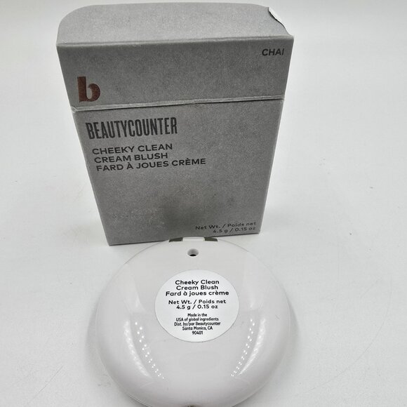 BEAUTYCOUNTER Cheeky Clean Cream Blush Chai 0.15 Oz New in Box - Picture 2 of 7